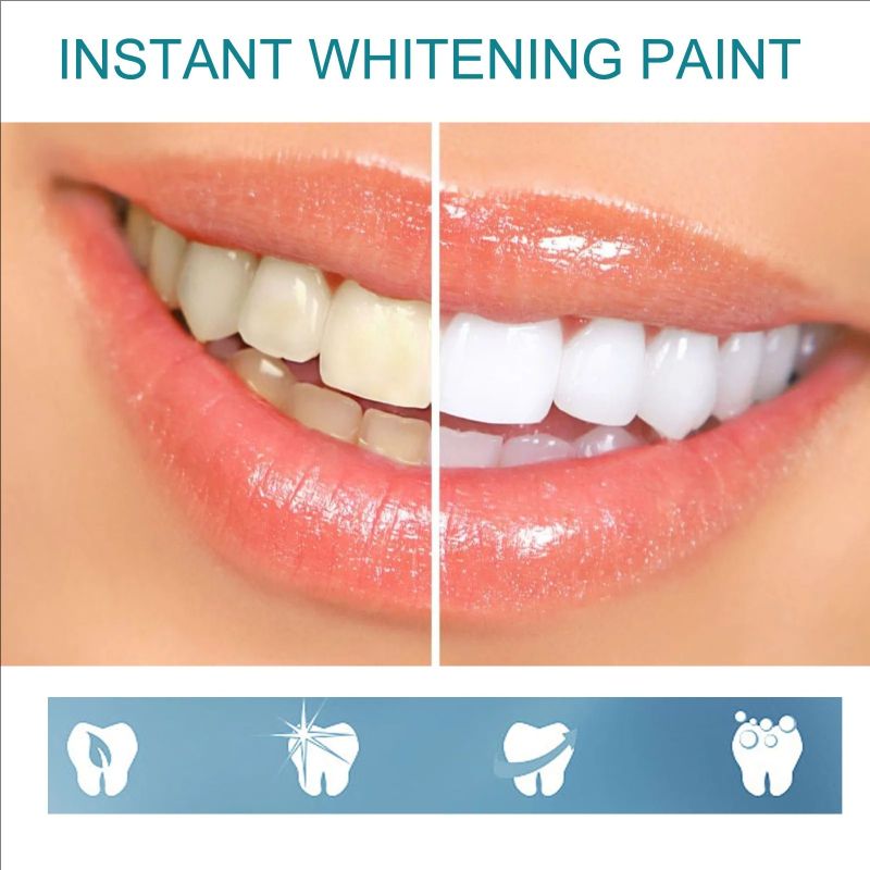Tooth Paint, Instant Tooth Whitening Paint, Instant Whitening Paint For Teeth, Teeth Stain Remover To Whiten Teeth, Tooth Polish
