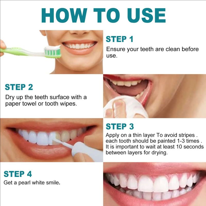 Tooth Paint, Instant Tooth Whitening Paint, Instant Whitening Paint For Teeth, Teeth Stain Remover To Whiten Teeth, Tooth Polish