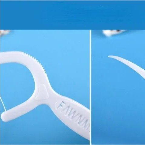 50pcs Teenager Toothpicks Teeth Stick Tooth Cleaning Interdental Brush Dental Floss Pick Dental Floss Picks Oral Hygiene Care