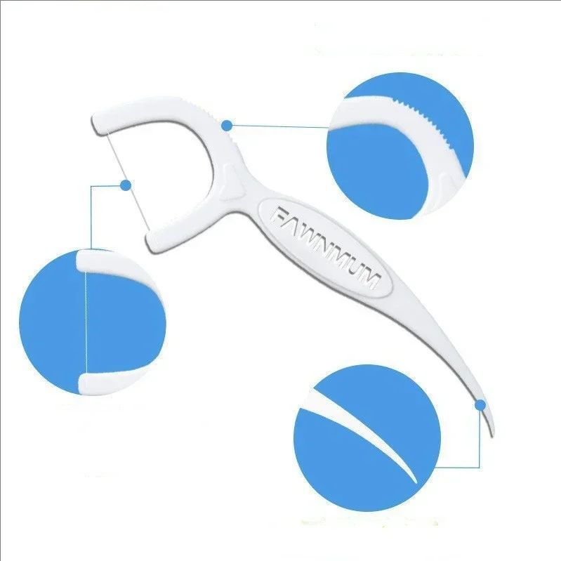 50pcs Teenager Toothpicks Teeth Stick Tooth Cleaning Interdental Brush Dental Floss Pick Dental Floss Picks Oral Hygiene Care