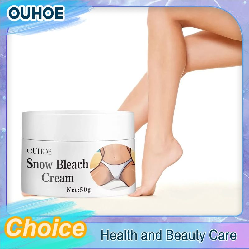 Body Whitening Cream Brighten Underarm Elbow Knees Joint Dark Spots Melanin Removal Intimate Parts Nourishing Snow Bleach Cream