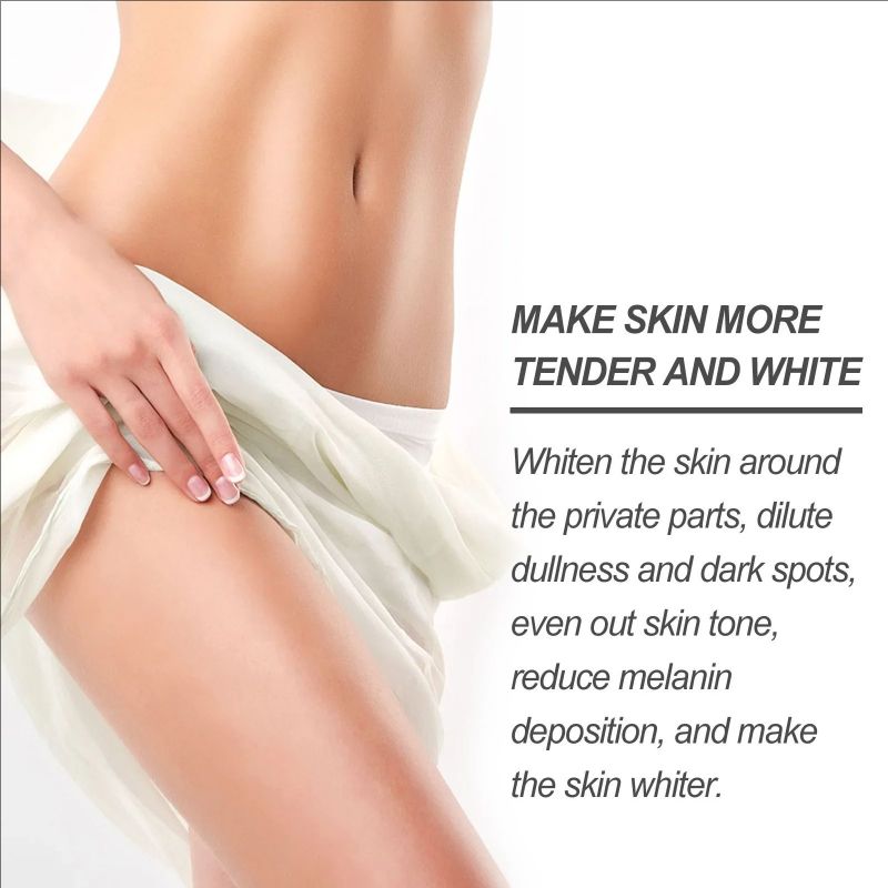 Body Whitening Cream Brighten Underarm Elbow Knees Joint Dark Spots Melanin Removal Intimate Parts Nourishing Snow Bleach Cream
