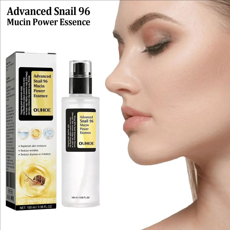 Snail Mucin Power Repairing Essence Anti Ag-ing Face Serum Dark Sp-ot Acne Treatment Shrink Pores Nourishing Sensitive Skin Care