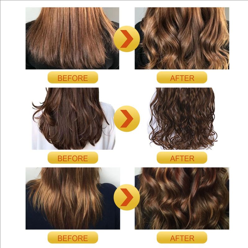 Hair Curling Cream Styling Sculpting Frizzy Wavy Boost Elastin Volumizing Fluffy Thickening Nourishing Enhance Hair Define Cream
