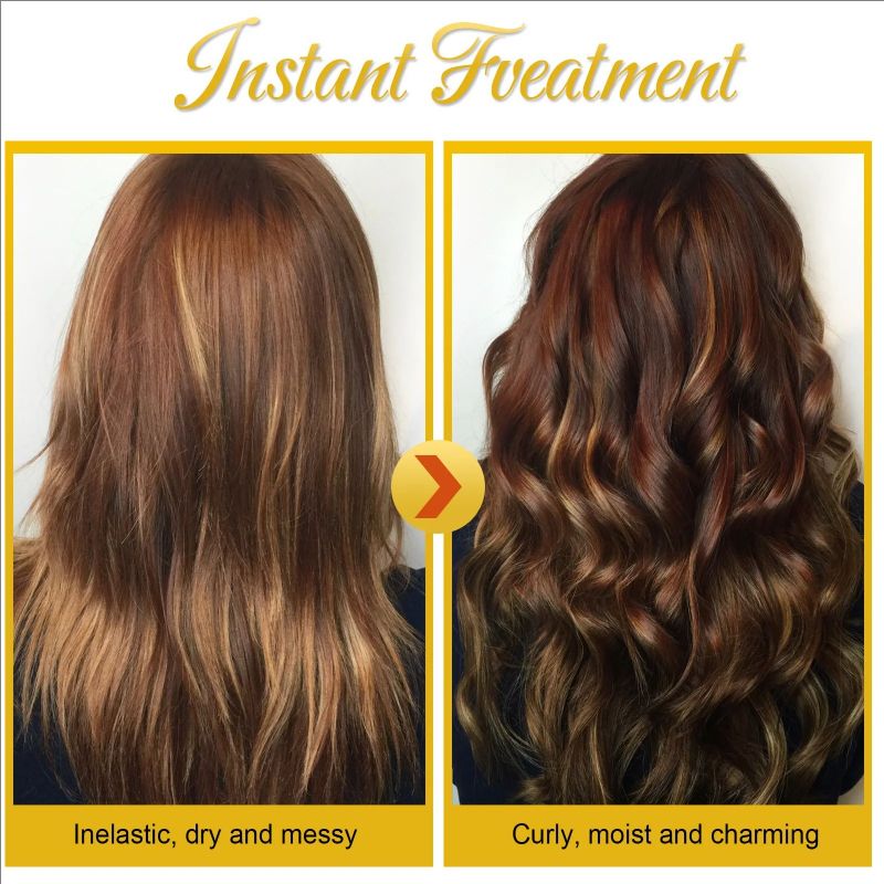 Hair Curling Cream Styling Sculpting Frizzy Wavy Boost Elastin Volumizing Fluffy Thickening Nourishing Enhance Hair Define Cream