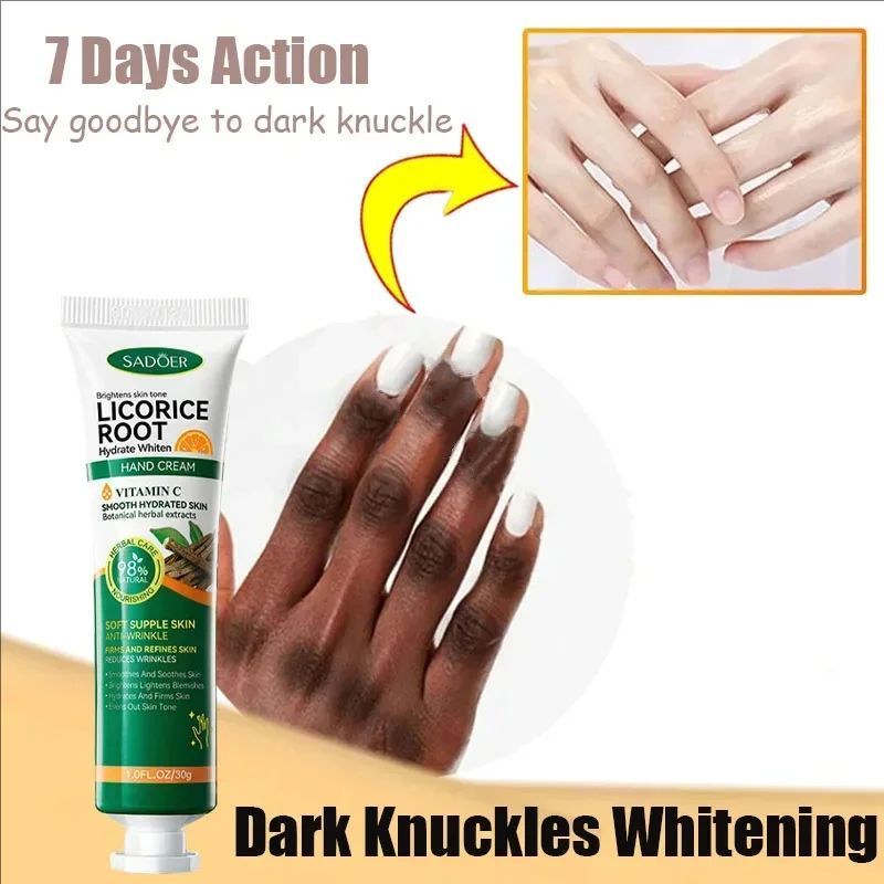 Fast Whitening Dark Knuckles Brighten Hand Cream Melanin Corrector Moisturize Nourishing Hand Protection Skin Care Products