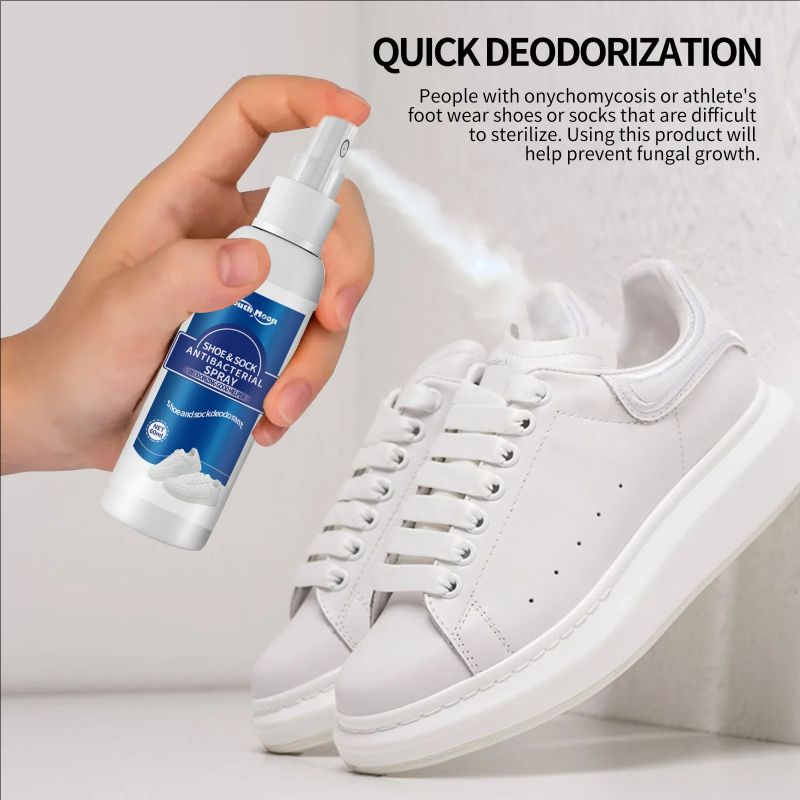 South Moon Shoes Deodorization Spray Antibacterial Antiperspirant Relieve Foot Tinea Beriberi Refresh Shoe Odor Removal Spray