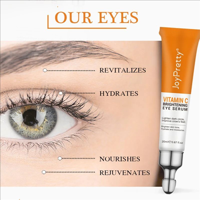Moisturizing Eye Cream Remove Dark Circles Eye Bags Vitamin C Brighten Serum Lifting Tightening Eye Skin Care Anti Wrinkle Serum
