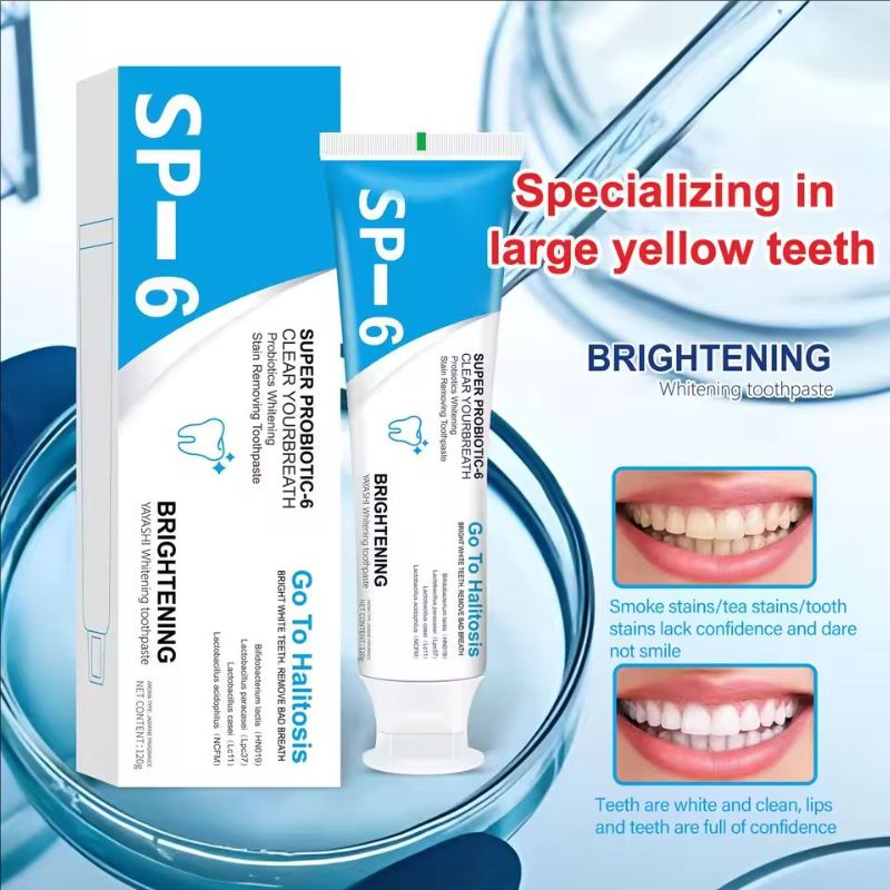 120g Sp-6 Probiotic Toothpaste, Whitening Toothpaste, Fresh, Breath, Toothpaste, Toothpaste, Stain Removal, Complete Tooth Care