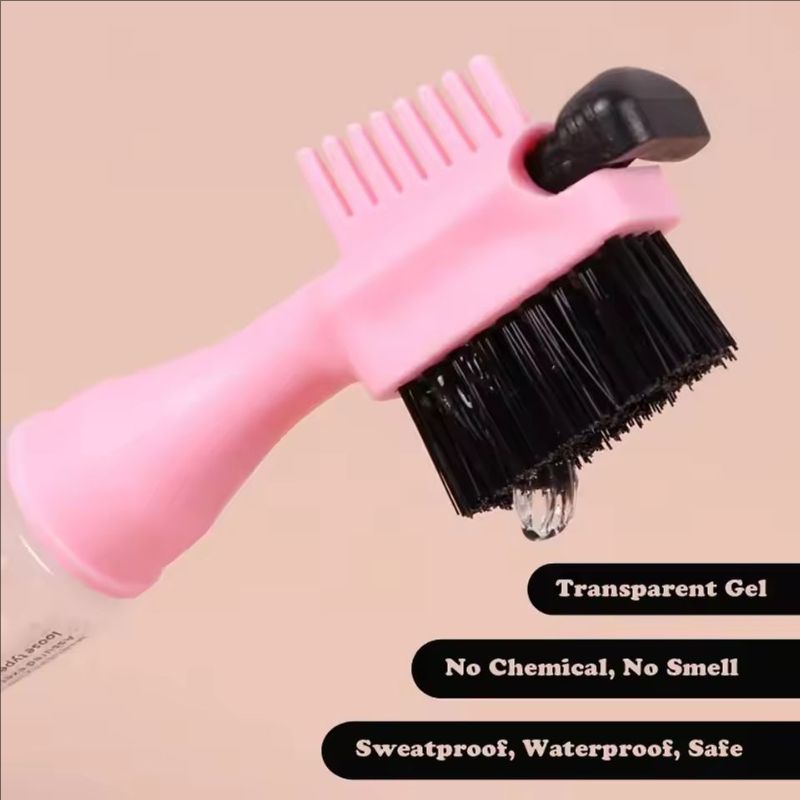 Edge Control Hair Gel Edge Brush Refillable Pocket Size Baby Hair Brush Kit Perfect Performance Long Lasting No White Residue