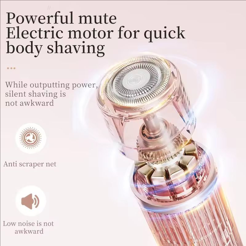 Beard Trimmer 2 in 1 Electric Shaver for Women Double Head Body Hair Removal Underarm Bikini Beard Hair Trimmer Electric Razor
