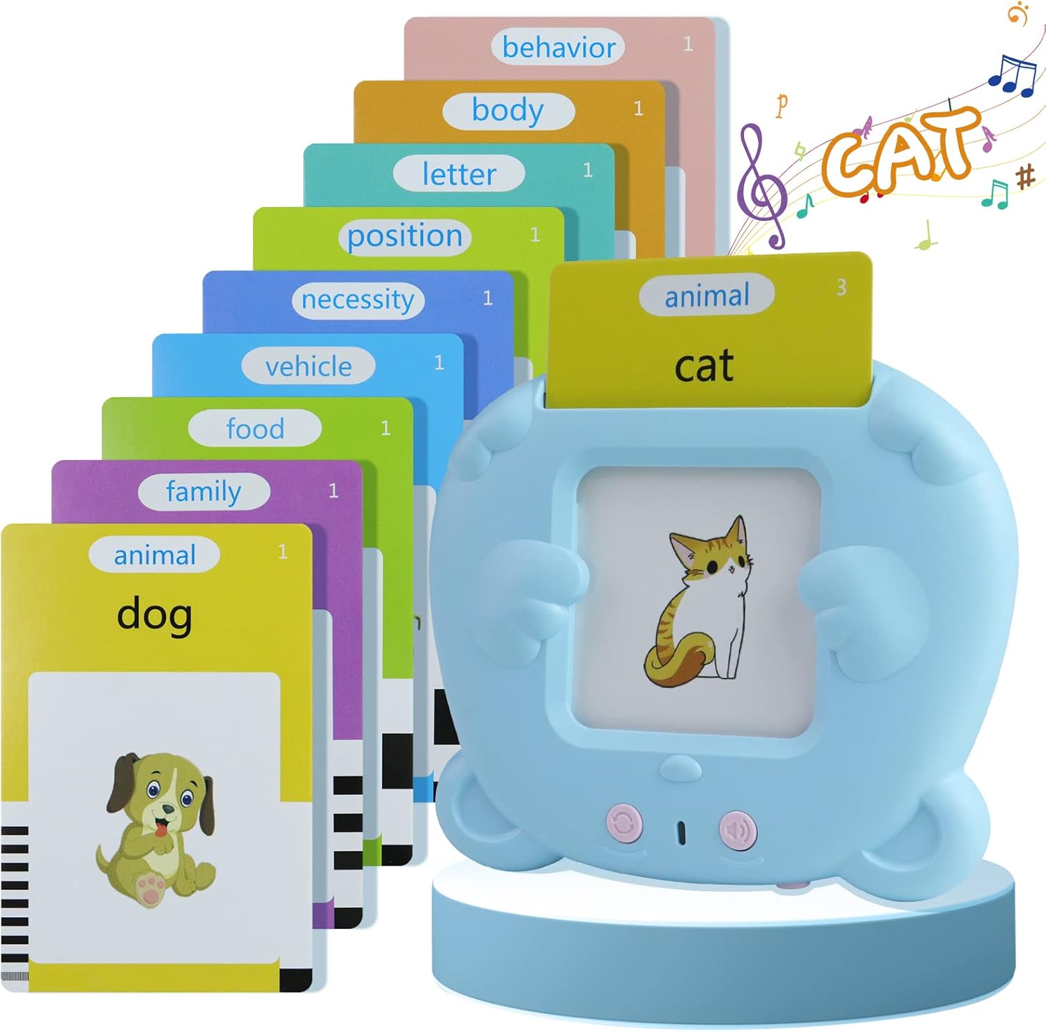 224 Sight Words Talking Flash Cards for Toddlers, Learning Speech Therapy Autism Sensory Toys for Toddlers,Kindergarten Preschool Educational Toys for Kids