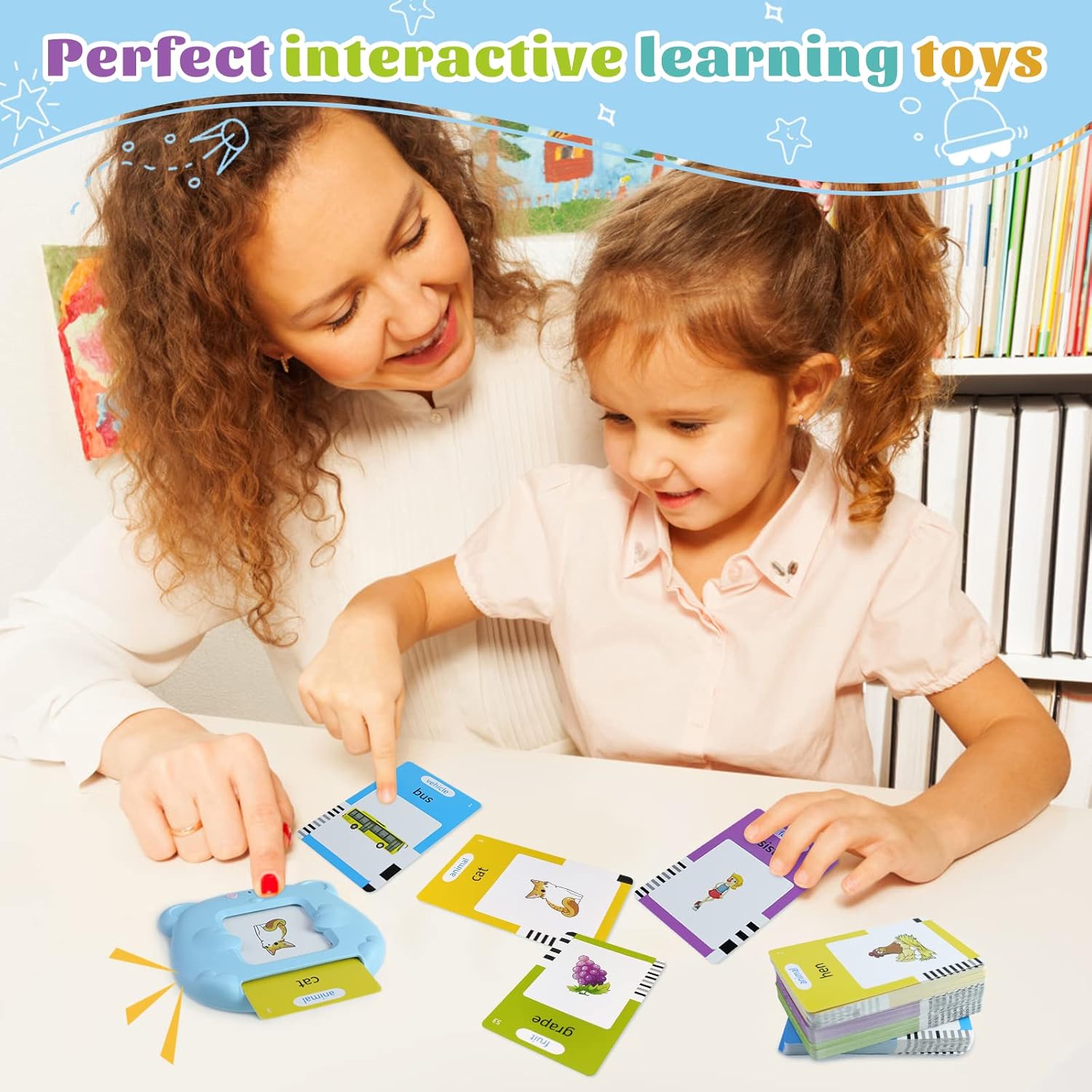 224 Sight Words Talking Flash Cards for Toddlers, Learning Speech Therapy Autism Sensory Toys for Toddlers,Kindergarten Preschool Educational Toys for Kids