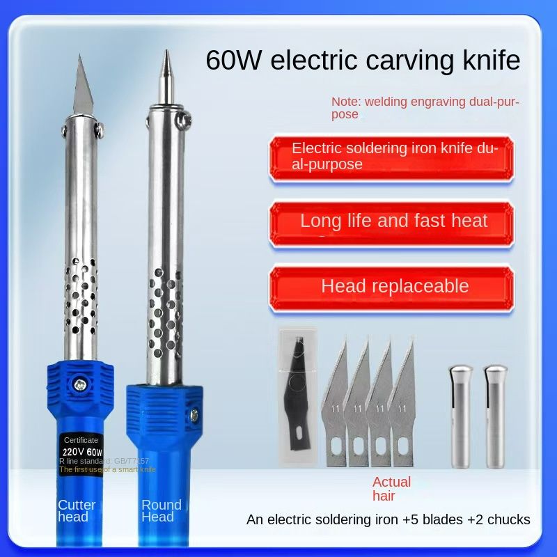 60W Electric Soldering Iron Welding Soldering Iron, External heating electric carving knife，Hand Solder Tool ，Potted plant cutting and opening ﻿