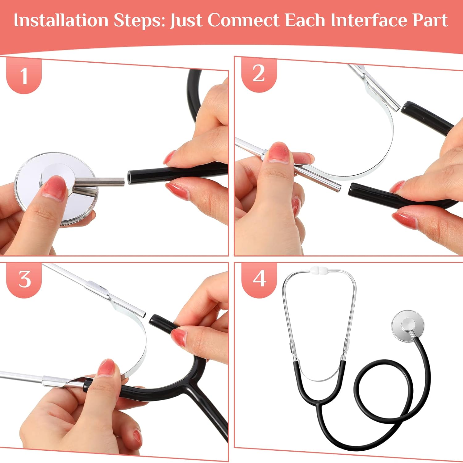 Professional  Double Head Stethoscope For Medical Doctor Nurse Vet And Homecare Chest