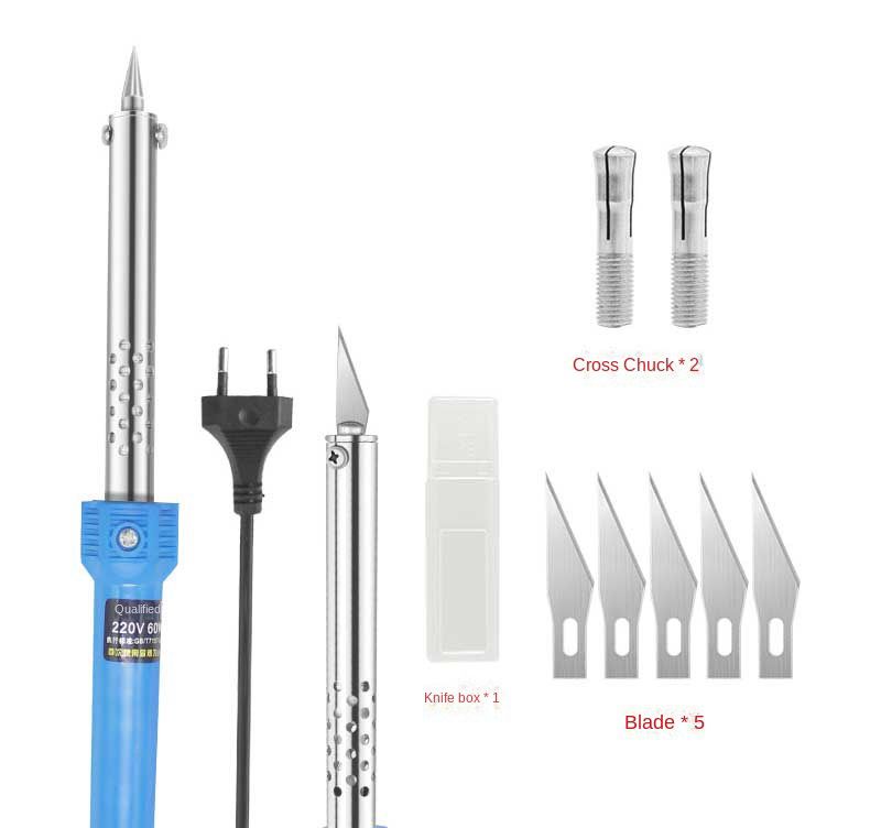 60W Electric Soldering Iron Welding Soldering Iron, External heating electric carving knife，Hand Solder Tool ，Potted plant cutting and opening ﻿