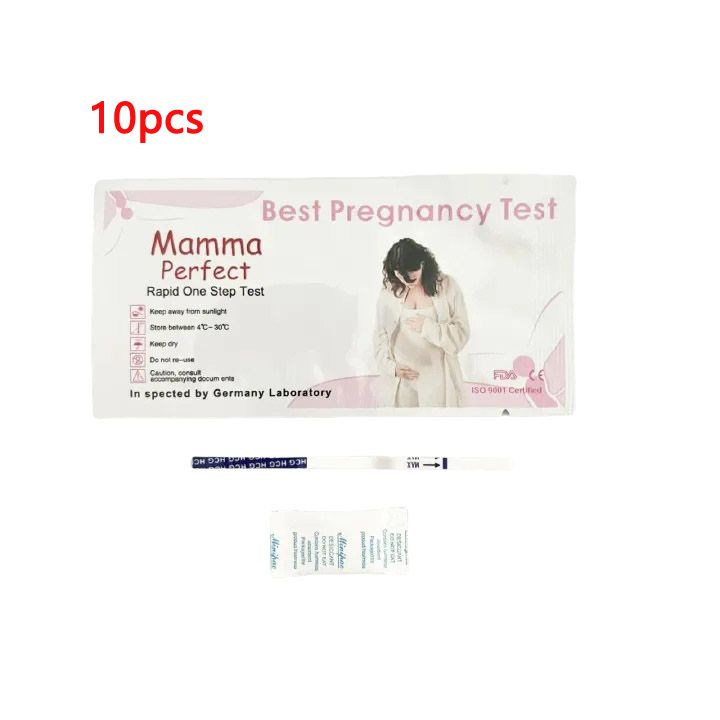 10pcs Women Early Pregnancy Test  Paper pregnancy test kit female early detection strip Over 95% Accuracy