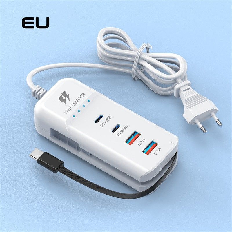 Mobile phone charger PD+USB multi port charging head plug suitable for Apple Android 3.1a socket Type-C