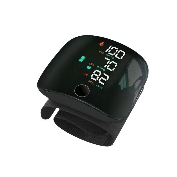 Wrist Blood Pressure Monitor, Rechargeable Monitors for Home Use with Digital Large Display,  Wrist BP Pulse Vascular Blood Pressure Monitor Heartbeat.