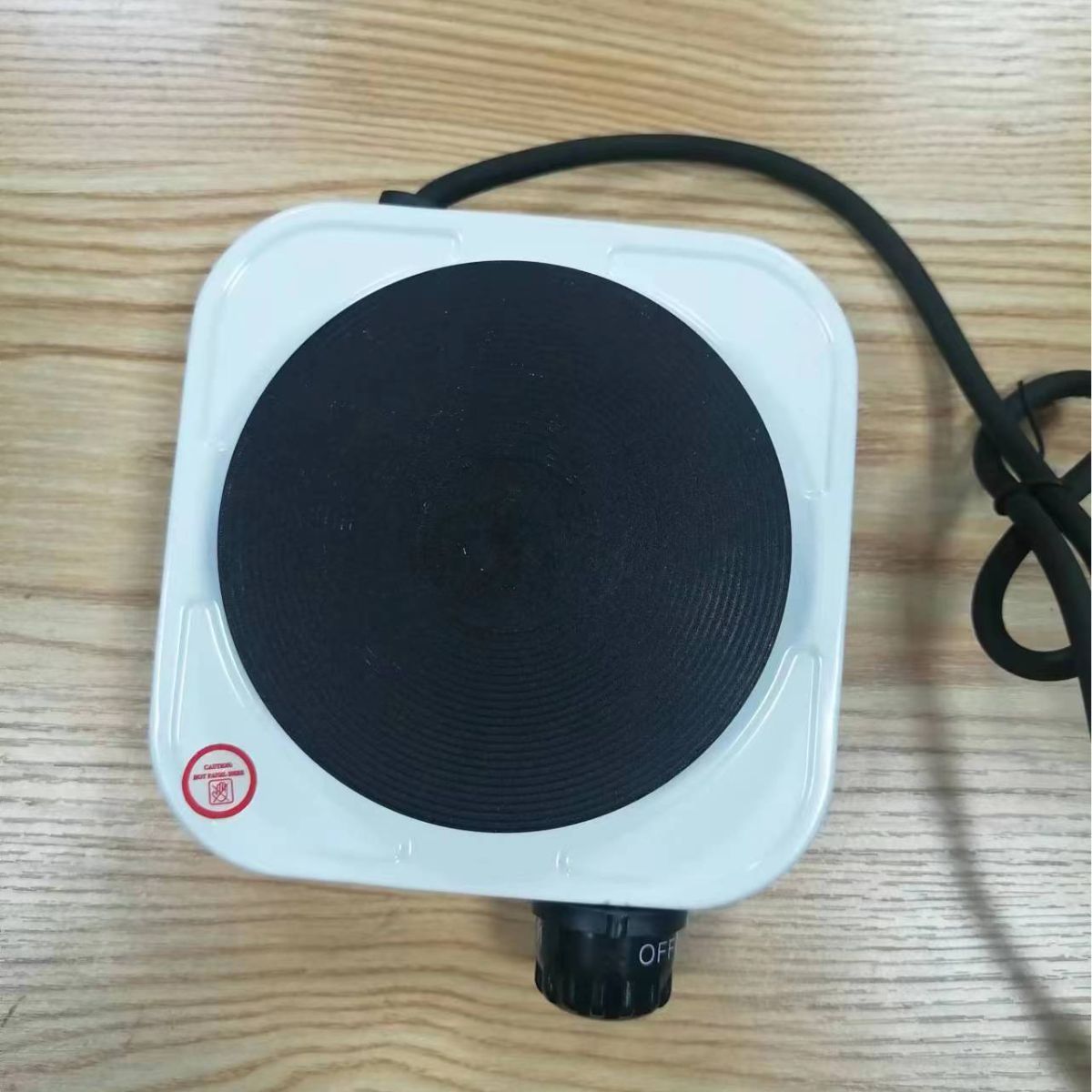 Electric Mini Stove Single Electric Flat Cast Iron Heating Plate 500W Mini Stove Hot Plate Multifunctional Home Heater ，Compact and Portable Countertop Burner。