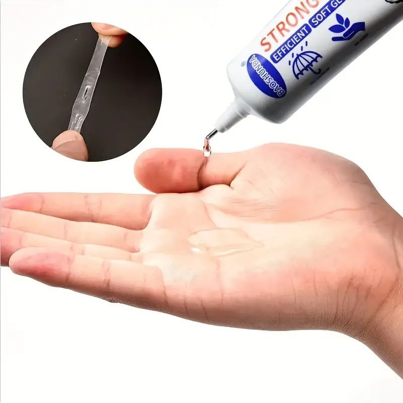 Shoes Glue Super Strong Adhesive Clear Repair Sole for Sneakers, Transparent Sealant Waterproof Resistant with Precision Tip Professional Grade for Heels Sports Shoes Climbing Shoes Leather 2oz, 60ml