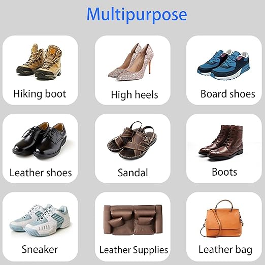 Shoes Glue Super Strong Adhesive Clear Repair Sole for Sneakers, Transparent Sealant Waterproof Resistant with Precision Tip Professional Grade for Heels Sports Shoes Climbing Shoes Leather 2oz, 60ml