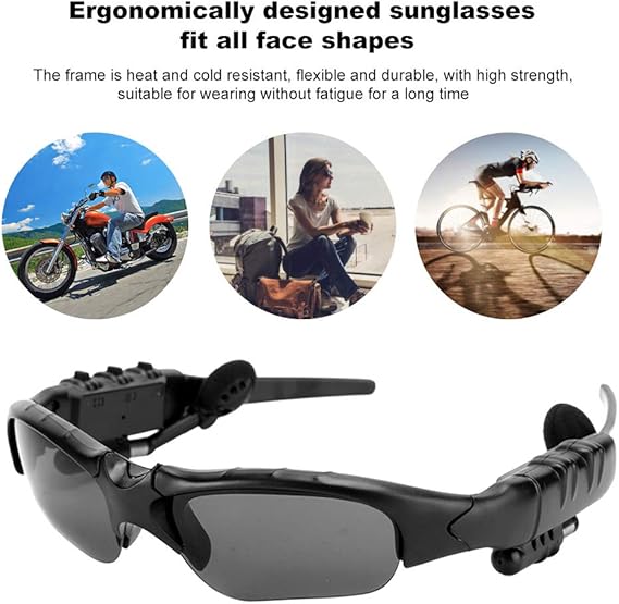 Smart Bluetooth Glasses Cycling Fashion Music Bluetooth Polarized Sunglasses Call Bluetooth Glasses