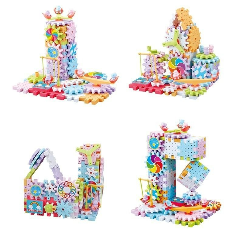 83 Pcs Kids Children Puzzle Building Blocks Learning Educational Toys christmas gifts  Children Educational Toys