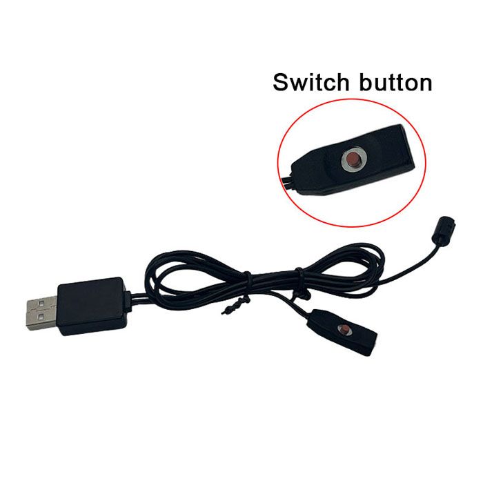 EL Wire Interior Car LED Strip Lights, LEDCARE 5M USB Neon Glowing Strobing Electroluminescent Wire Strip , Ambient Lighting Kits for Car Inside Decoration (7-color variable cold light)