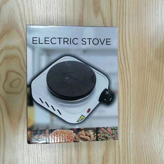 Electric Mini Stove Single Electric Flat Cast Iron Heating Plate 500W Mini Stove Hot Plate Multifunctional Home Heater ，Compact and Portable Countertop Burner。