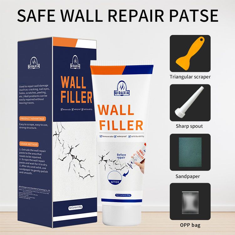 Drywall Repair Kit Drywall Hole Repair Patch Kits Wall Spackle Repair Paste，Wall Mending Agent Wall Repair Cream with Scraper Board Tile Crack Repair Anti-mold Filler Room Paint Cleaner Adhesive
