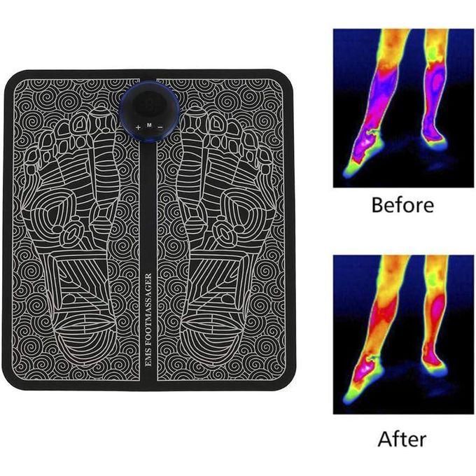 USB Portable Electric EMS Foot Massager Improve Blood Circulation Foot Massager for Circulation and Pain Relief  Foldable Massage Mat Relax Feet