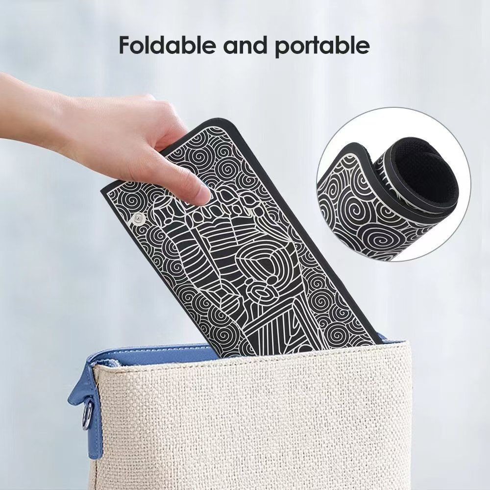 USB Portable Electric EMS Foot Massager Improve Blood Circulation Foot Massager for Circulation and Pain Relief  Foldable Massage Mat Relax Feet