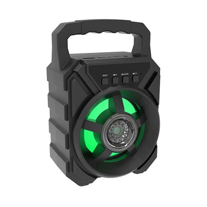 Bluetooth Karaoke  Speaker - Indoor / Outdoor Portable Sound System with  Mic,  Rechargeable Battery, USB / TF, Woofer Surround Stereo  ,Bass RGB Lights Computer Speaker Plug-in Card Subwoofer