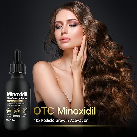 5% Minoxidil for Men & Women Hair Growth, Beard Growth, Hair Loss Treatment, Unisex Adult, Unscented Foam（60ML）