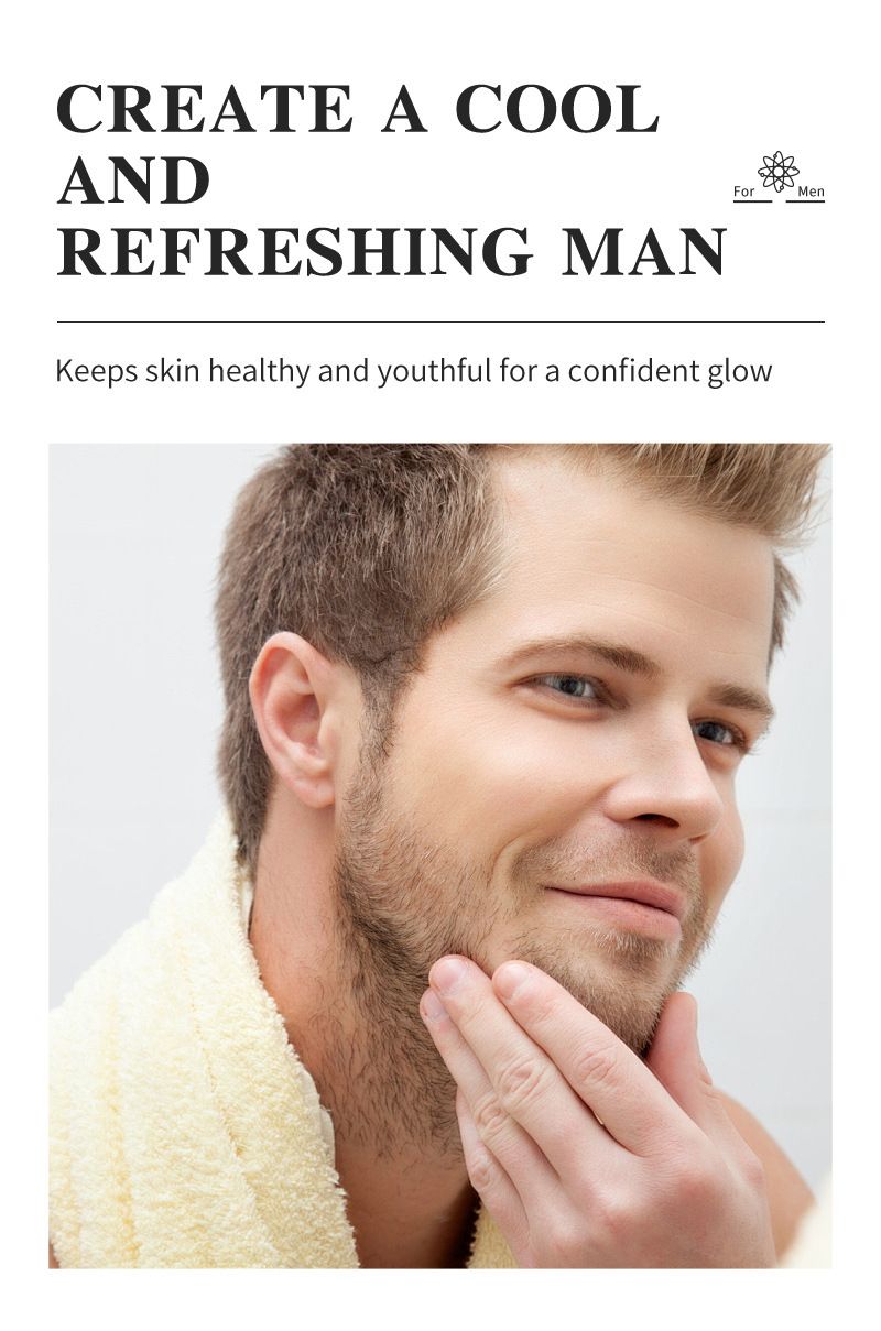 Men Specialized  Skin Care Routine Set , Anti Aging Facial  Set 5pcs Skin Care Set With Specialized Cleanser, Serum, Shaving Cream, Hair Removal Cream, Moisturizer,  Skin Care For Men, Gift For Dad