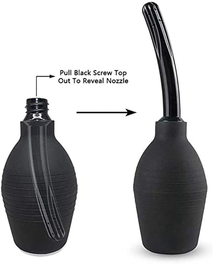 310 ml Capacity  Healthy Wash Flusher System,Anal Douche Enema Bulb Vaginal Douche Enema Cleaner for Women’s or Man’s Health ，Douche Cleaner