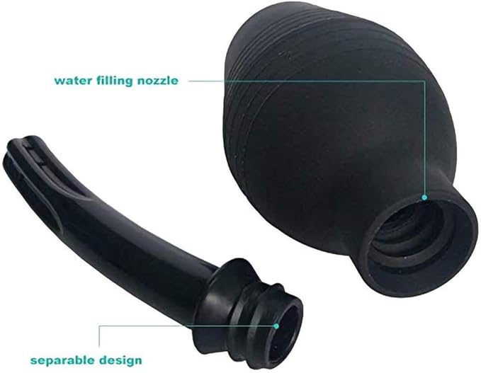 310 ml Capacity  Healthy Wash Flusher System,Anal Douche Enema Bulb Vaginal Douche Enema Cleaner for Women’s or Man’s Health ，Douche Cleaner