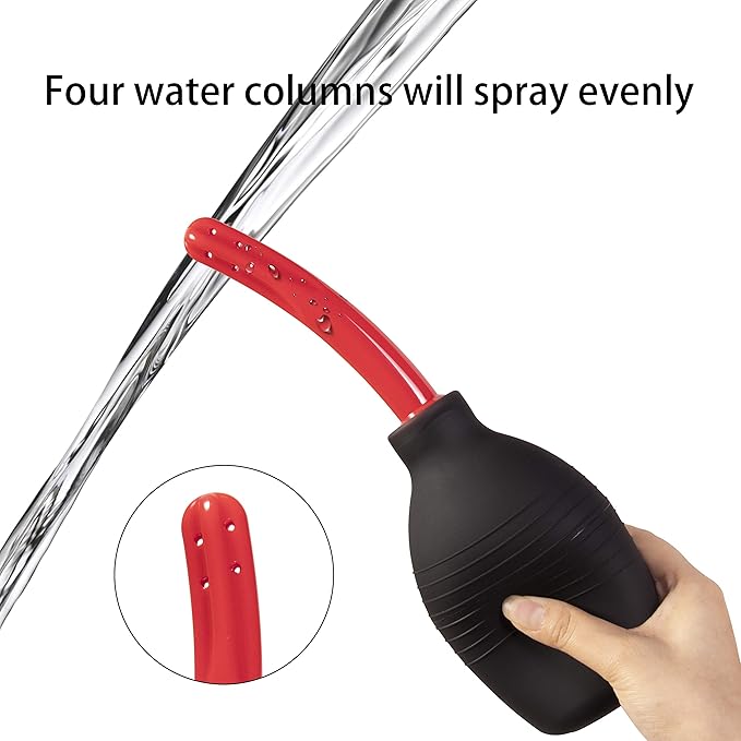 310 ml Capacity  Healthy Wash Flusher System,Anal Douche Enema Bulb Vaginal Douche Enema Cleaner for Women’s or Man’s Health ，Douche Cleaner