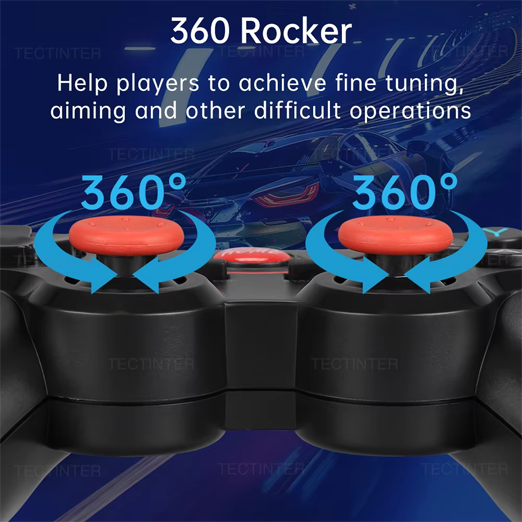 X3  Android Gamepad Controller, Wireless Key Mapping Gamepad Joystick Perfect for Call of Duty & PUBG Mobile & More, Wireless Bluetooth Joystick PC,For Android IOS Phone PC Tablet TV Box