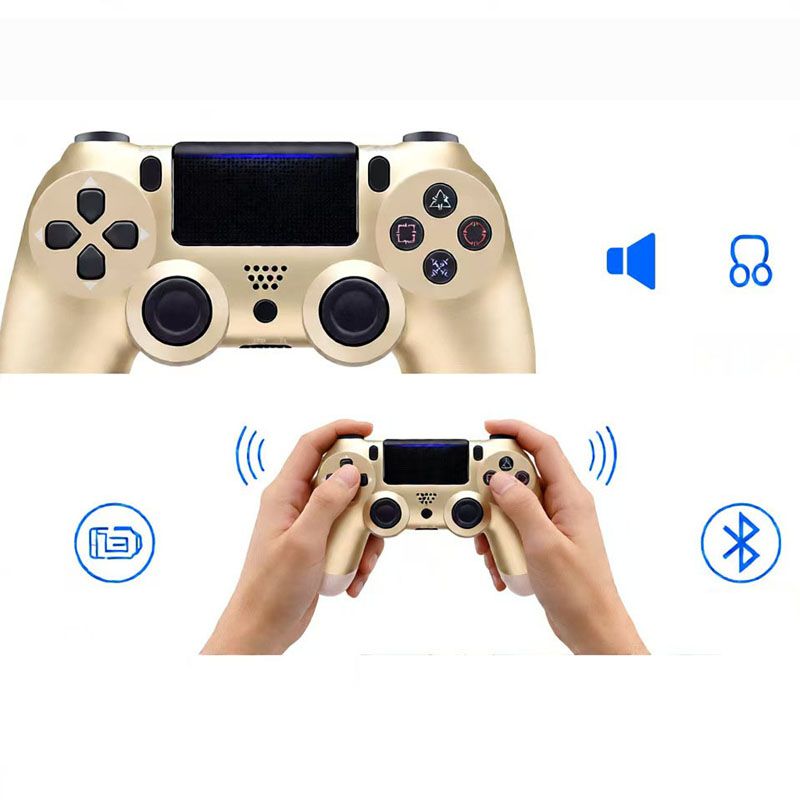 Game Joystick Controlador Controller PS4 Gamepad 6-Axis Wireless Bluetooth   Host Double Shock Six Axis PC,Playstation 4 Dualshock   Gamepad PC Joystick for Play Station Game Controller Handle