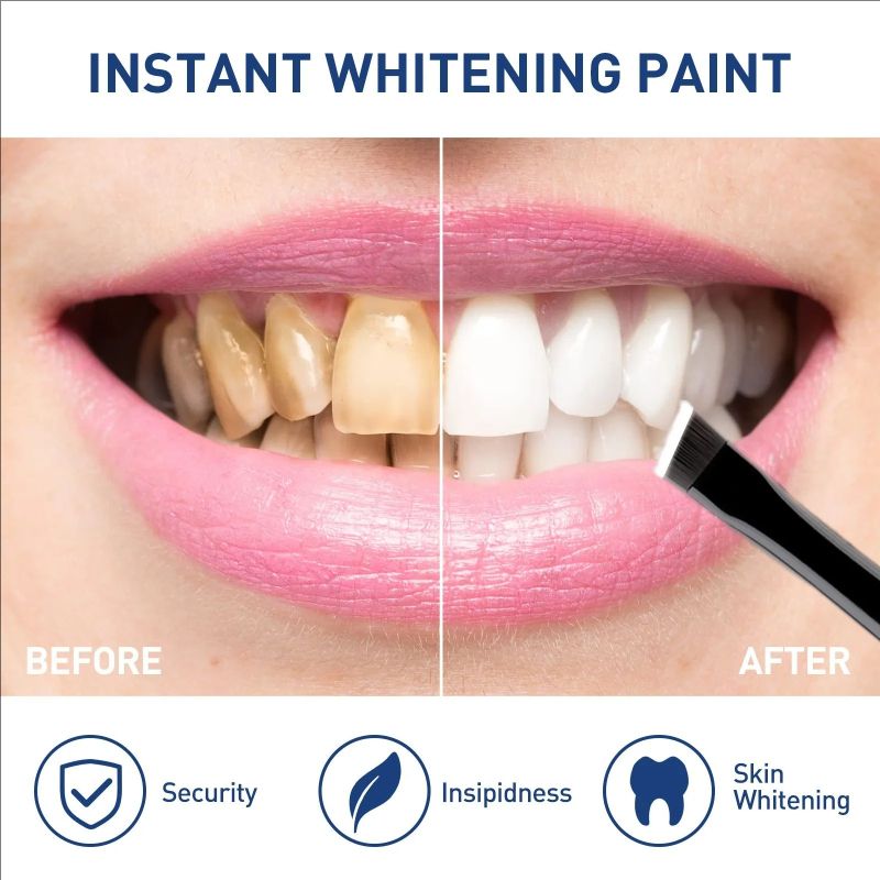 Tooth Bright White Paint Oral Cleaning Beauty Tooth Paint To Remove Tooth Stains, Tooth Dirt And Yellow Teeth 5ml