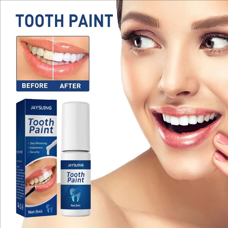 Tooth Bright White Paint Oral Cleaning Beauty Tooth Paint To Remove Tooth Stains, Tooth Dirt And Yellow Teeth 5ml