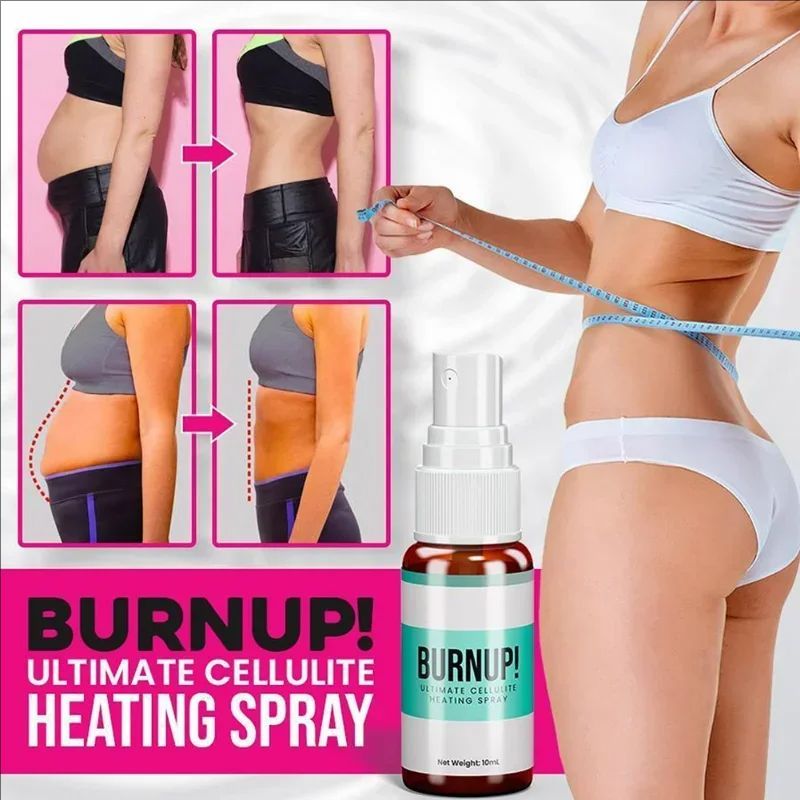Body Slimming Spray Fat Burner Spray Weight Loss Serum Fat Burners Belly Waist Thighs Firming Heating Skin Tightening Body Slim