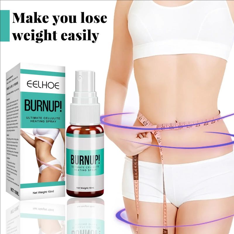 Body Slimming Spray Fat Burner Spray Weight Loss Serum Fat Burners Belly Waist Thighs Firming Heating Skin Tightening Body Slim