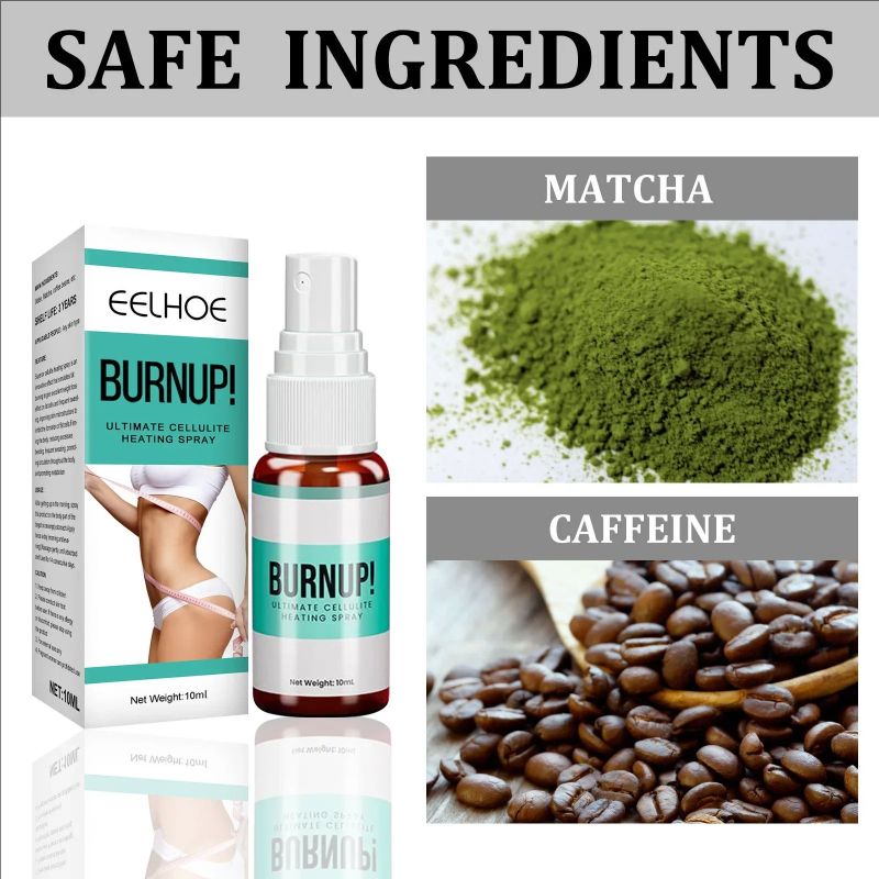 Body Slimming Spray Fat Burner Spray Weight Loss Serum Fat Burners Belly Waist Thighs Firming Heating Skin Tightening Body Slim