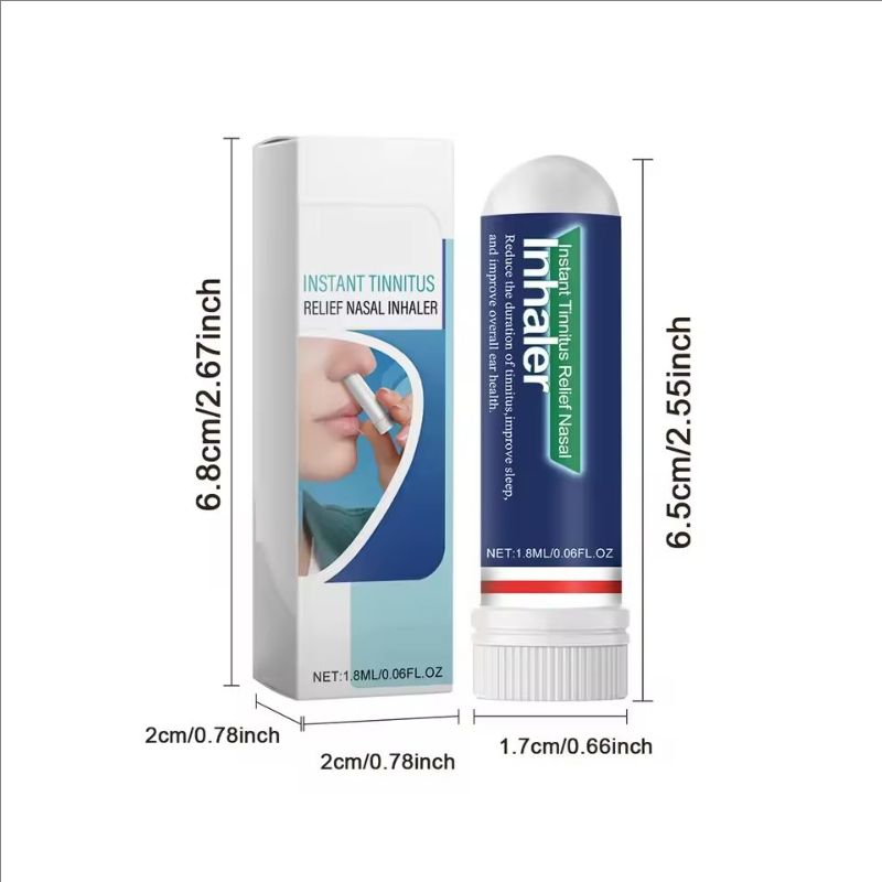 Relief Nasal Inhalers, Natural Nasal Inhaler, Ear Ringing Relieving Inhaler, For Tinnitus Symptoms Difficult Of Hearing Ear