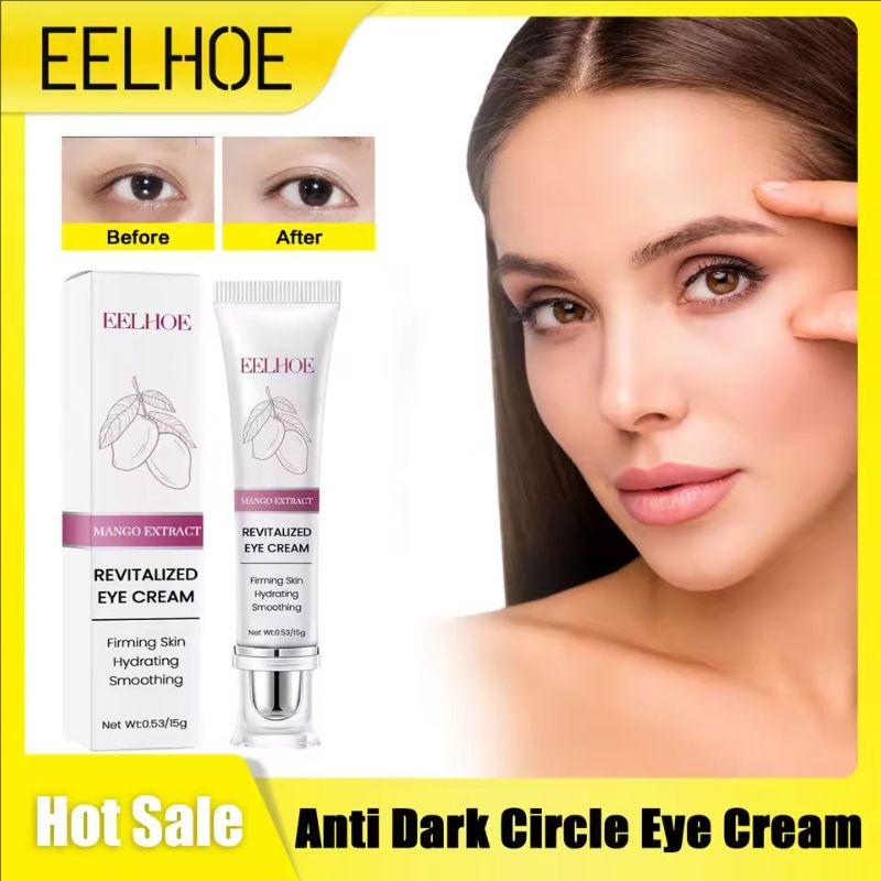 Anti Dark Circle Eye Cream Mango Fade Fine Lines Remove Eye Bags Fat Granules Against Puffiness Firm Moisturizing Eye Care Cream