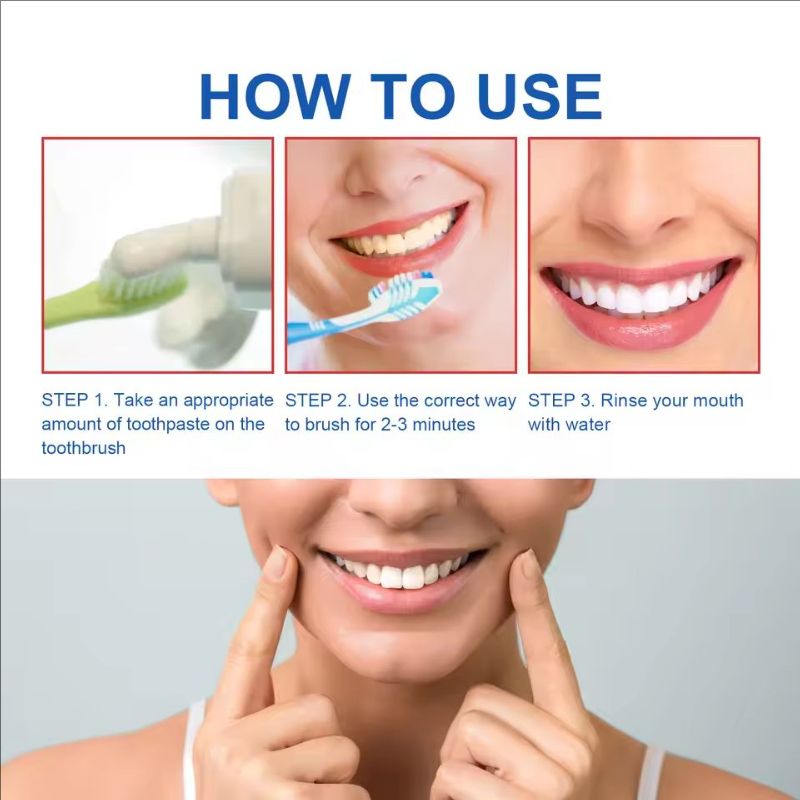 Oralhoe 120g Sp 6 Ultra Whitening Teeth Toothpaste Probiotic Fresh Breath Brightening Stain Remove Dental Clean Care Toothpaste