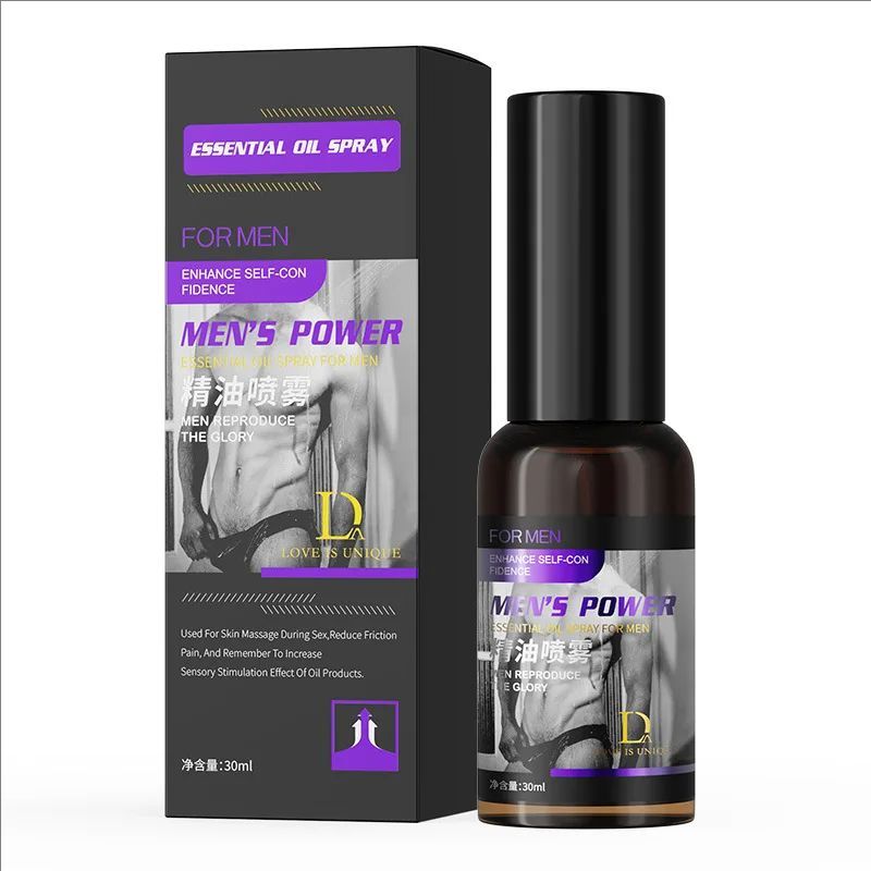 Men's penis essential oil spray 30ml long-lasting external Anti Premature Ejaculation Big Dick Lasting Erection Gel Adult 18+